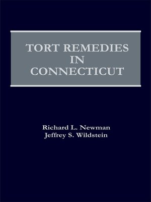cover image of Tort Remedies in Connecticut